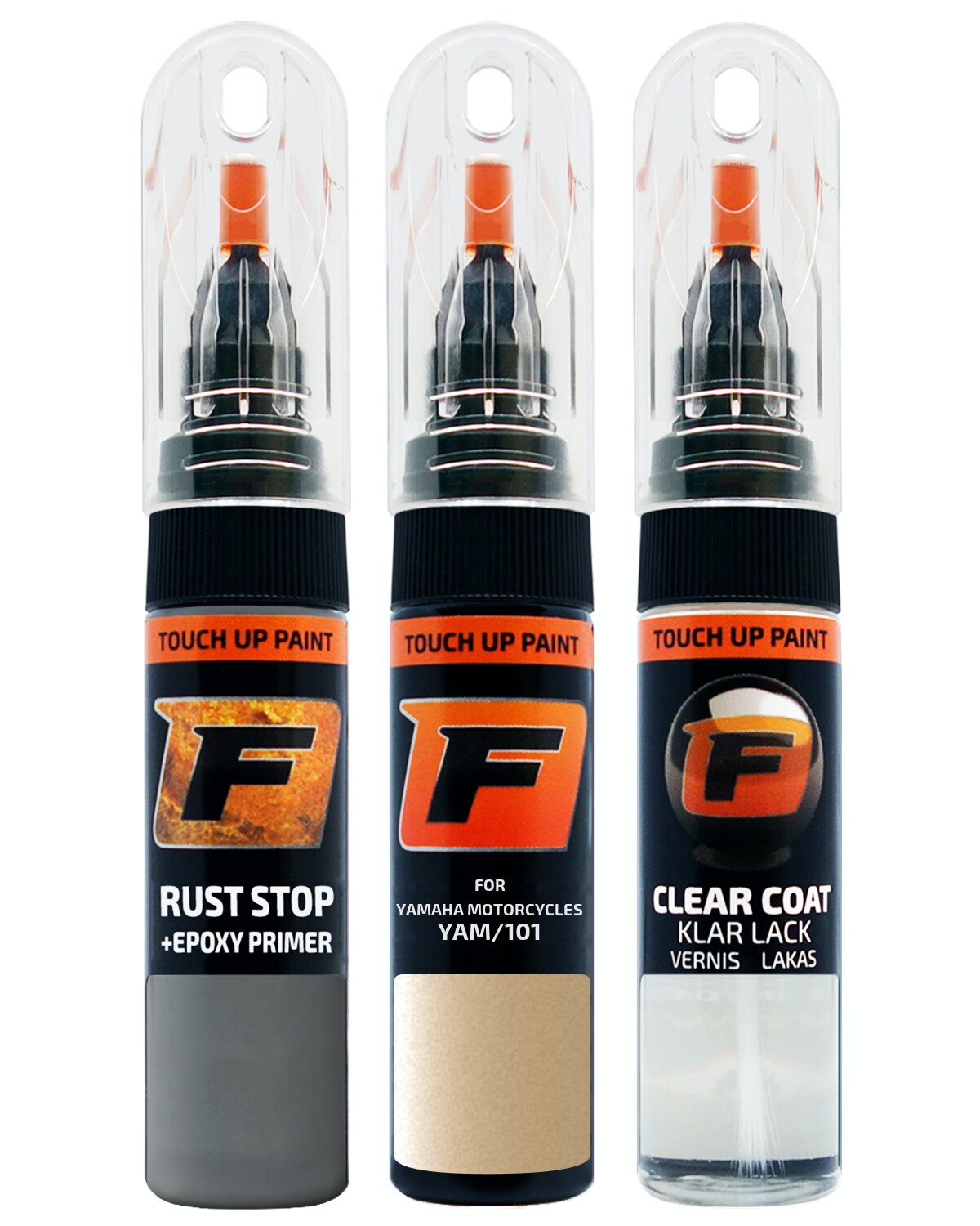 for YAMAHA MOTORCYCLES YAM/101 BEIGE TOUCH UP PAINT Pen Kit Scratch Repair Set - Picture 10 of 10