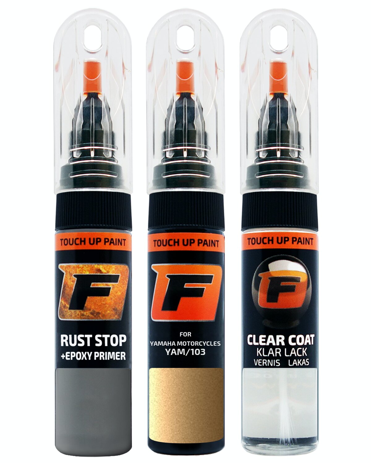 for YAMAHA MOTORCYCLES YAM/103 ALLUVIAL GOLD TOUCH UP PAINT Pen Kit Scratch - Picture 10 of 10
