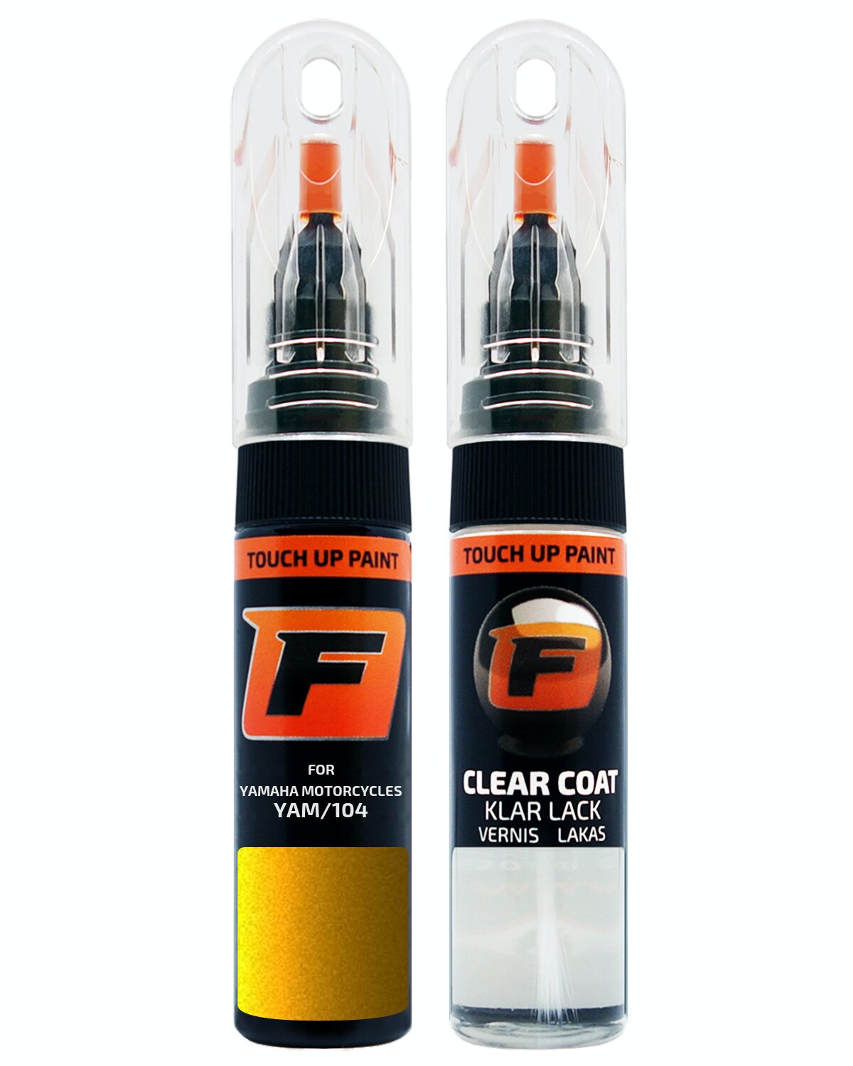 for YAMAHA MOTORCYCLES YAM/104 GOLD TOUCH UP PAINT Pen Kit Scratch Repair Set - Picture 8 of 9